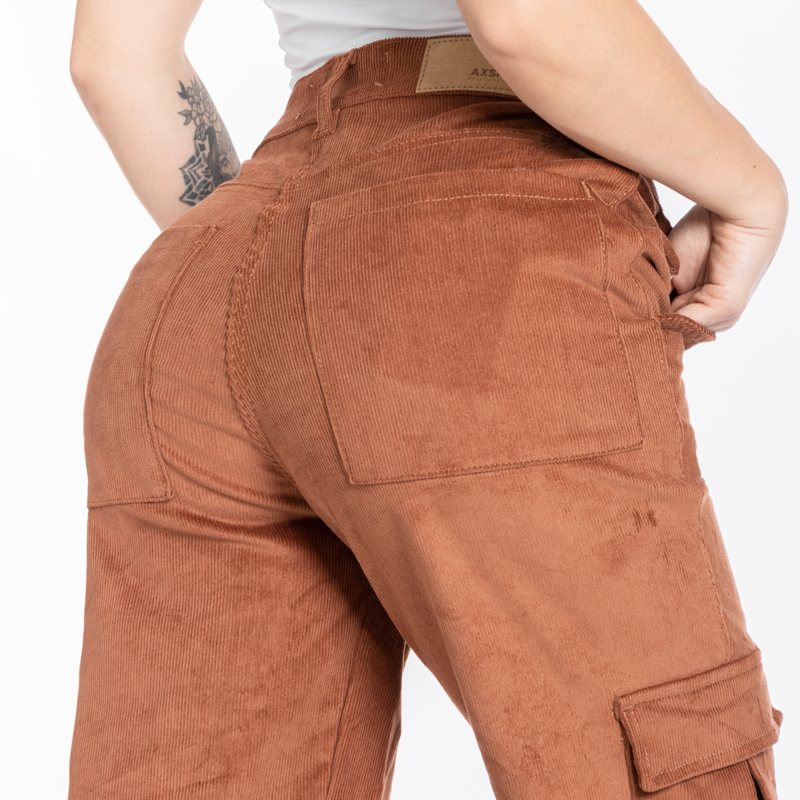 Pantalon Cargo Pana Dama OX-2129 Terracota