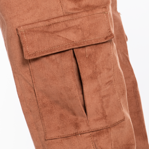 Pantalon Cargo Pana Dama OX-2129 Terracota - Imagen 4