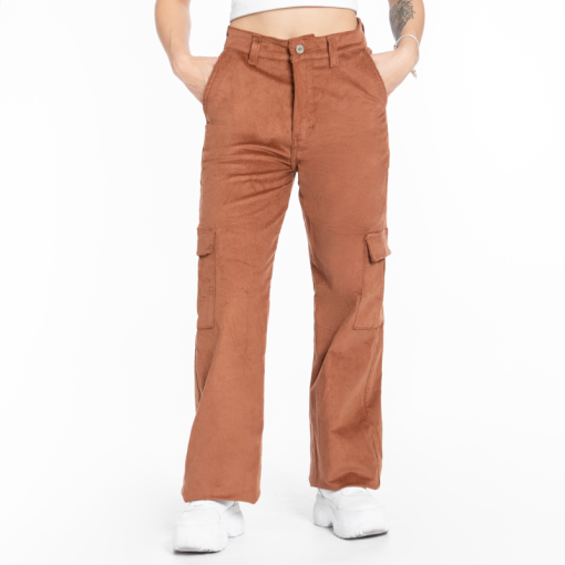 Pantalon Cargo Pana Dama OX-2129 Terracota