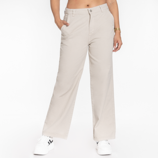 Jean wide leg OX-2194 Beige
