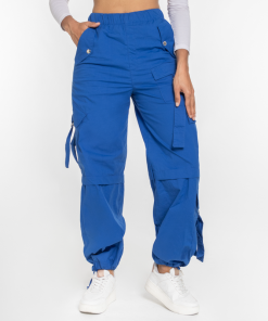Pantalon Parachute Empire Azul Rey