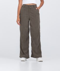 Pantalon Wide Leg Pana Verde OX-2316