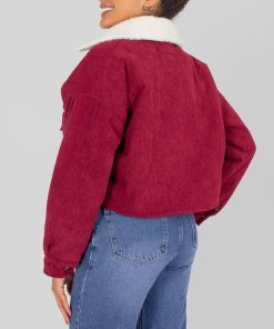 Alternative view of Chaqueta Pana Ovejera CHP101 vinotinto