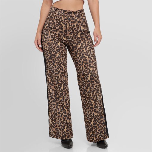 WIDE LEG ANIMAL PRINT B1753