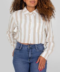 Camisa Dama Y24128 Beige