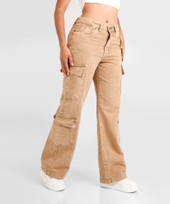 Jean Dama Cargo Oxap ox-2455 Camel