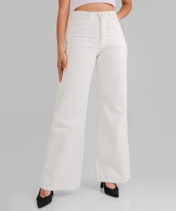Jean Wide Leg OX-2600 Blanco