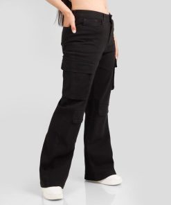 Pantalón Drill Cargo OX-2551 Negro