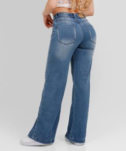 Alternative view of Jean Dama Wide Leg Oxap  Ox-2645
