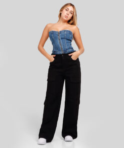 Jean Oxap Cargo Ox-2684 Negro