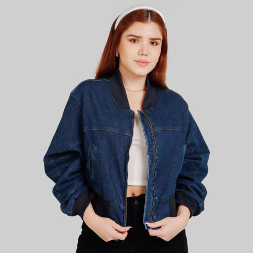 CHAQUETA  DENIM DAMA B-1728
