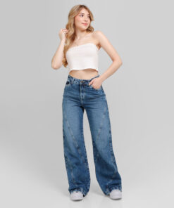 Jean Dama Wide Leg Oxap Ox-2774