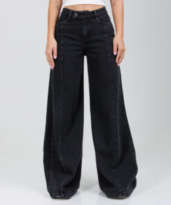 Jean Oxap Super Wide Leg Ox-2852 Gris